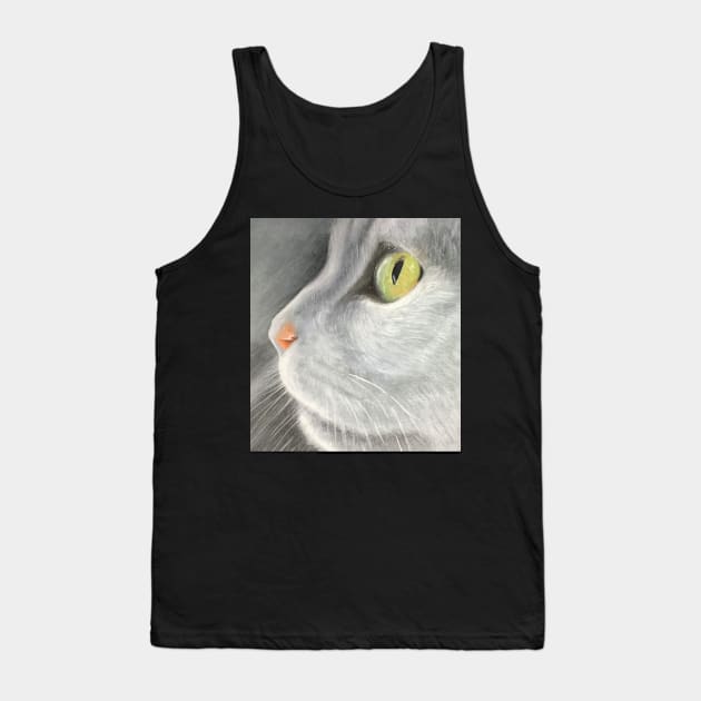 A Captivating Eye Tank Top by artdesrapides